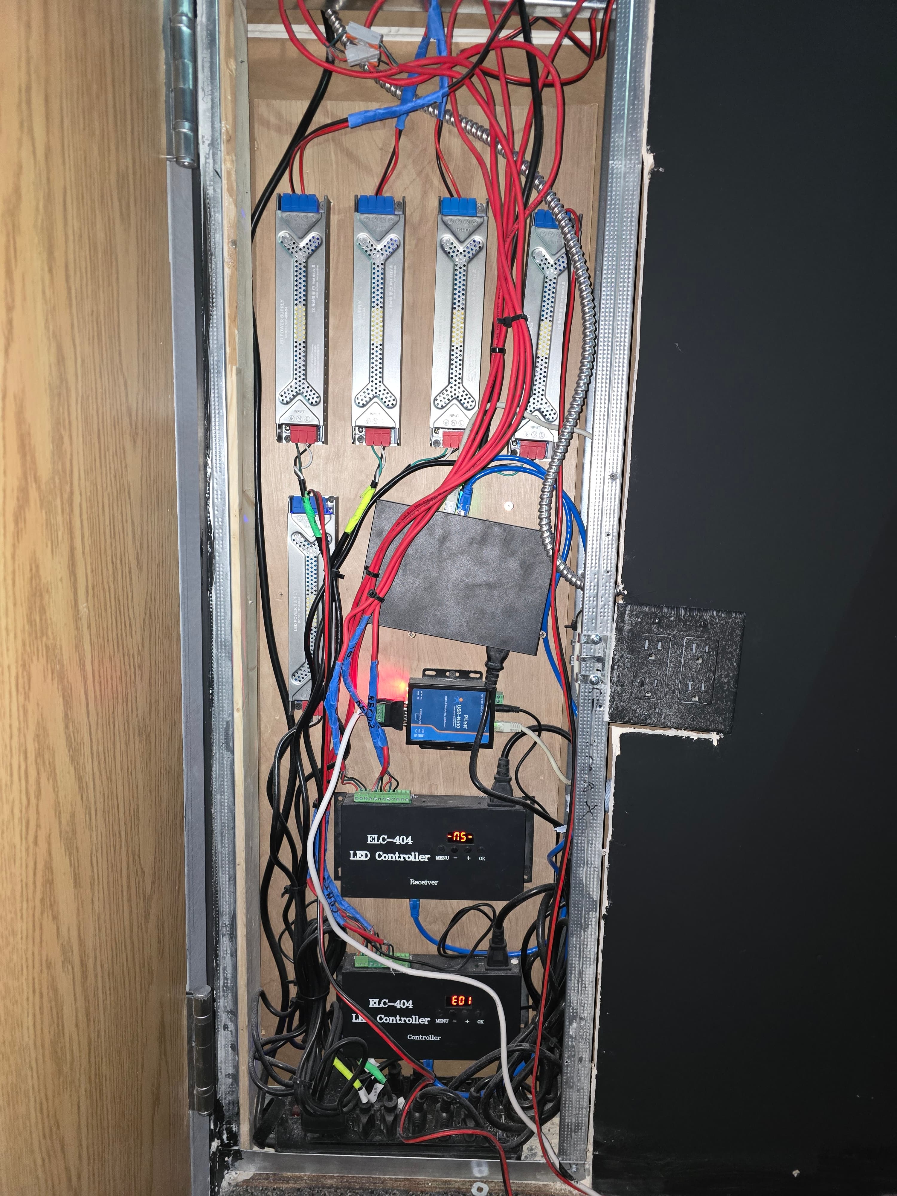 Power and controller setup