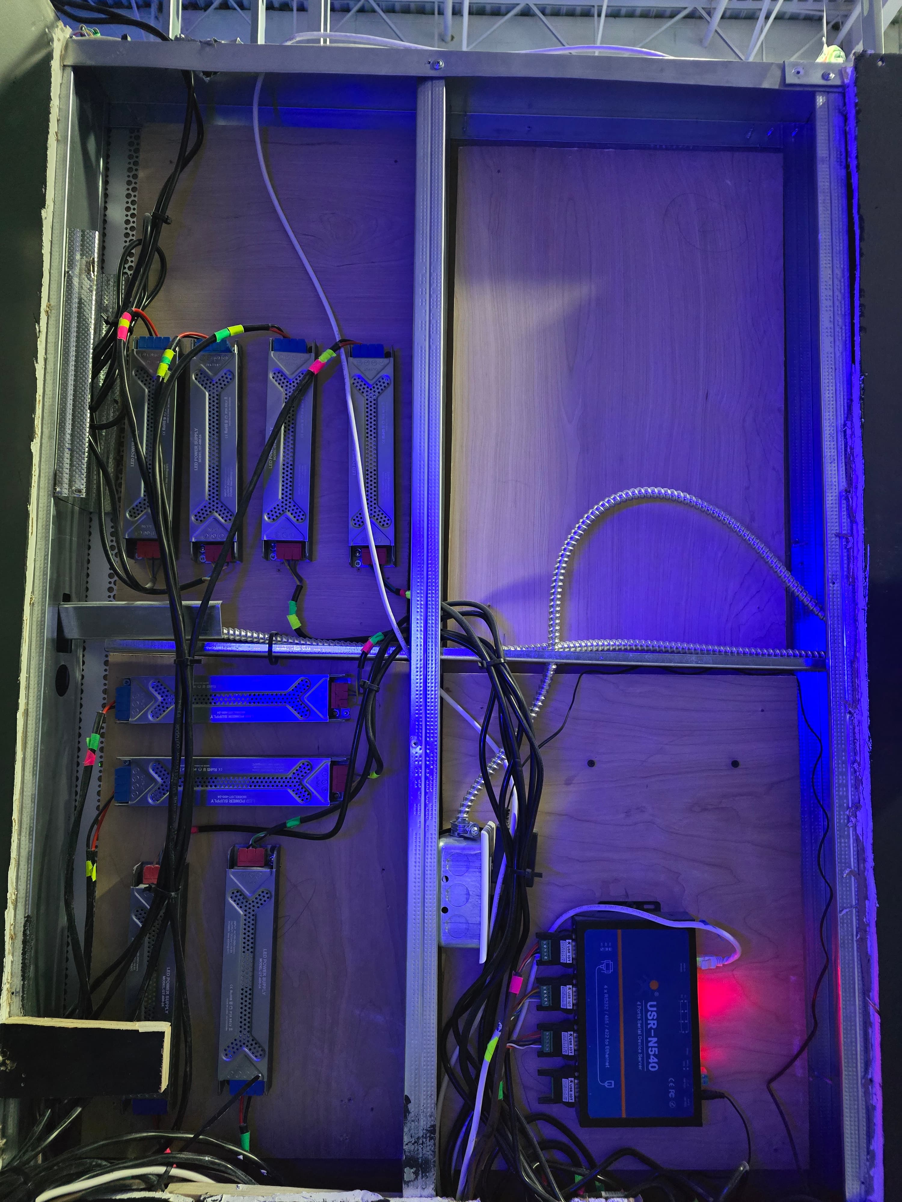 Power and controller setup detail