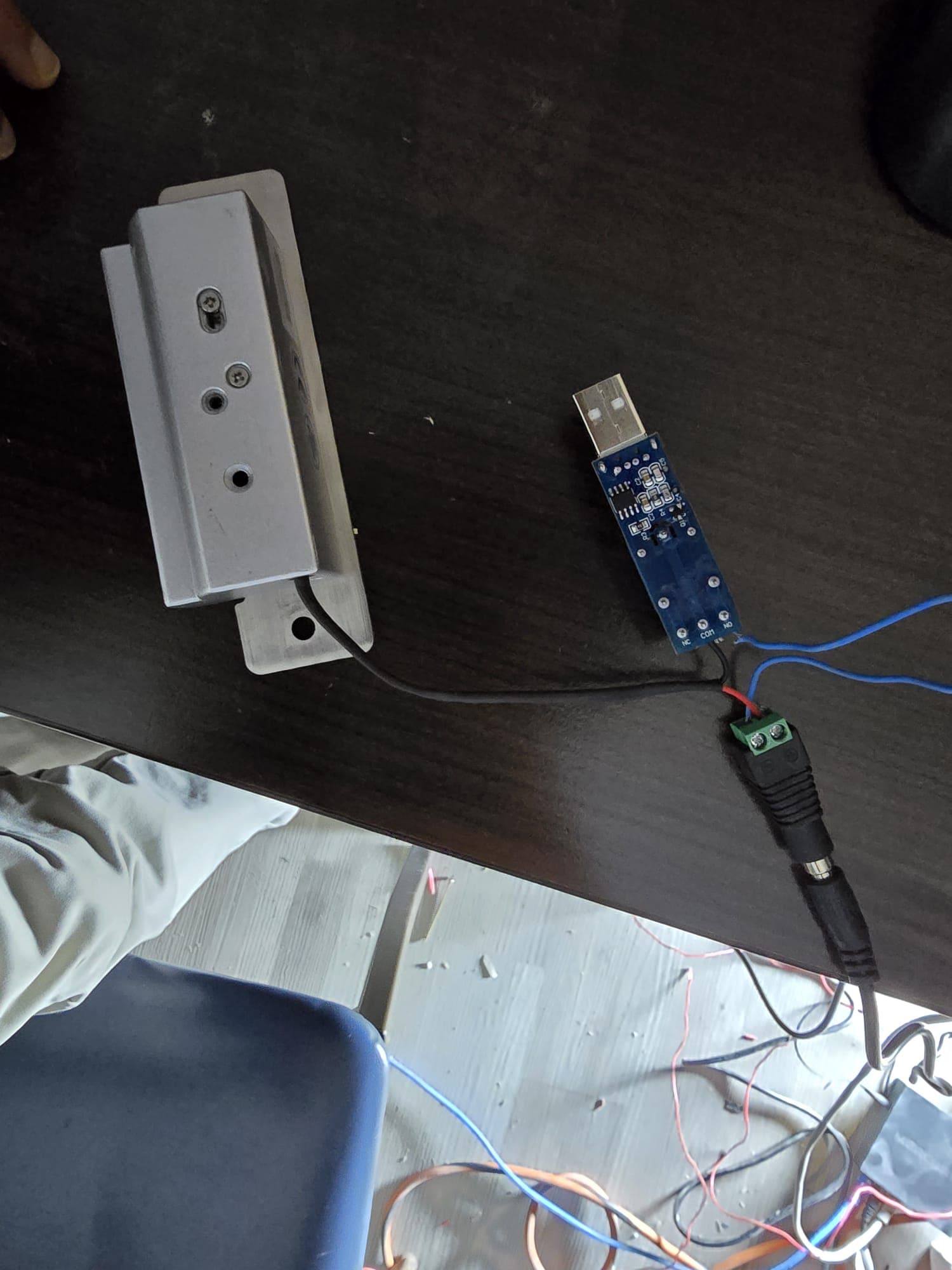 Door lock hardware integration