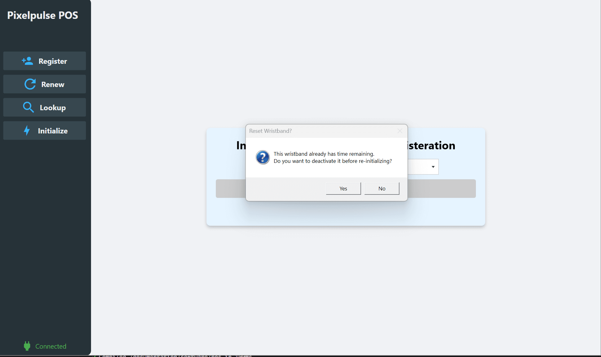 Pos Initialize Process 3 With Reset