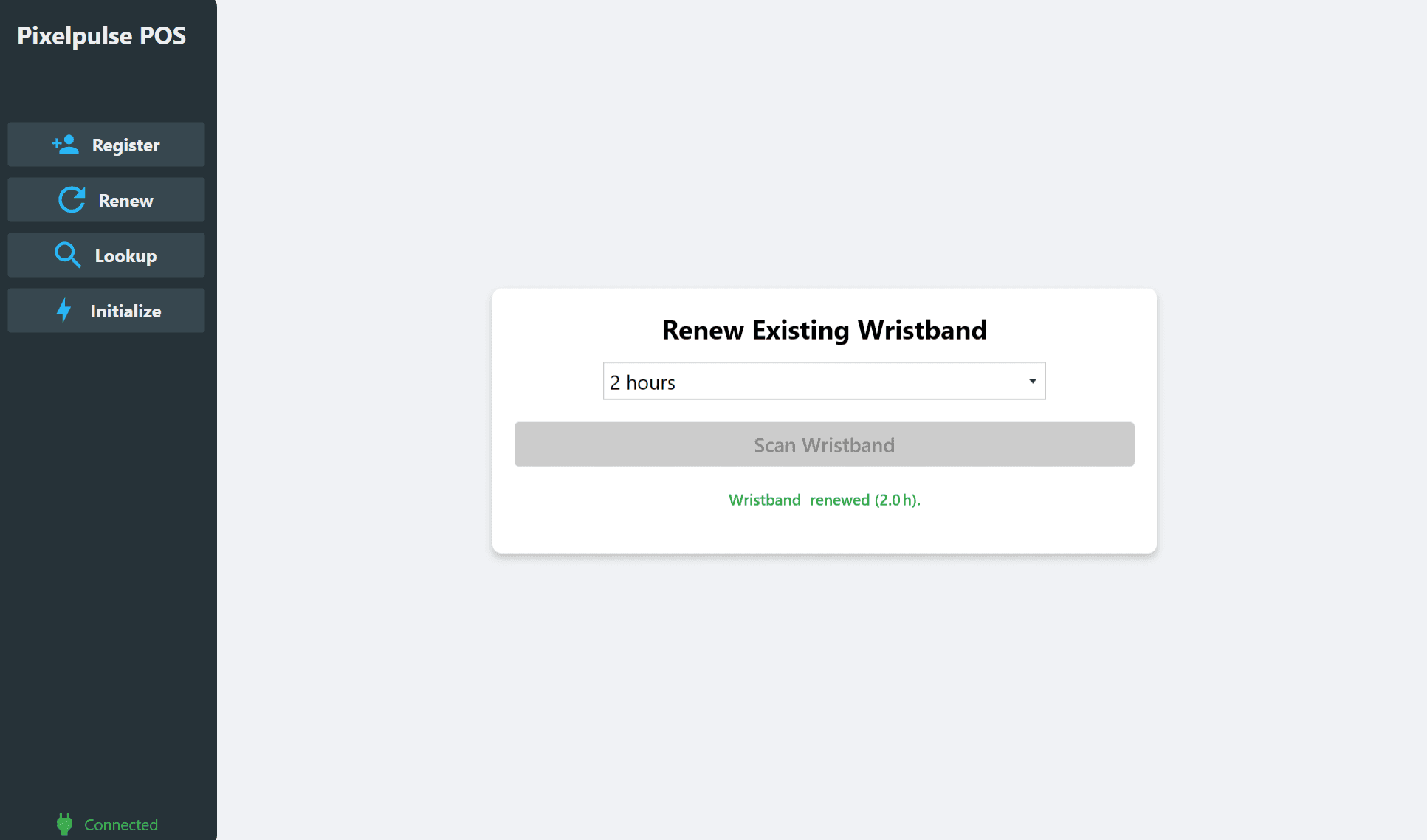 Pos Renew Process End