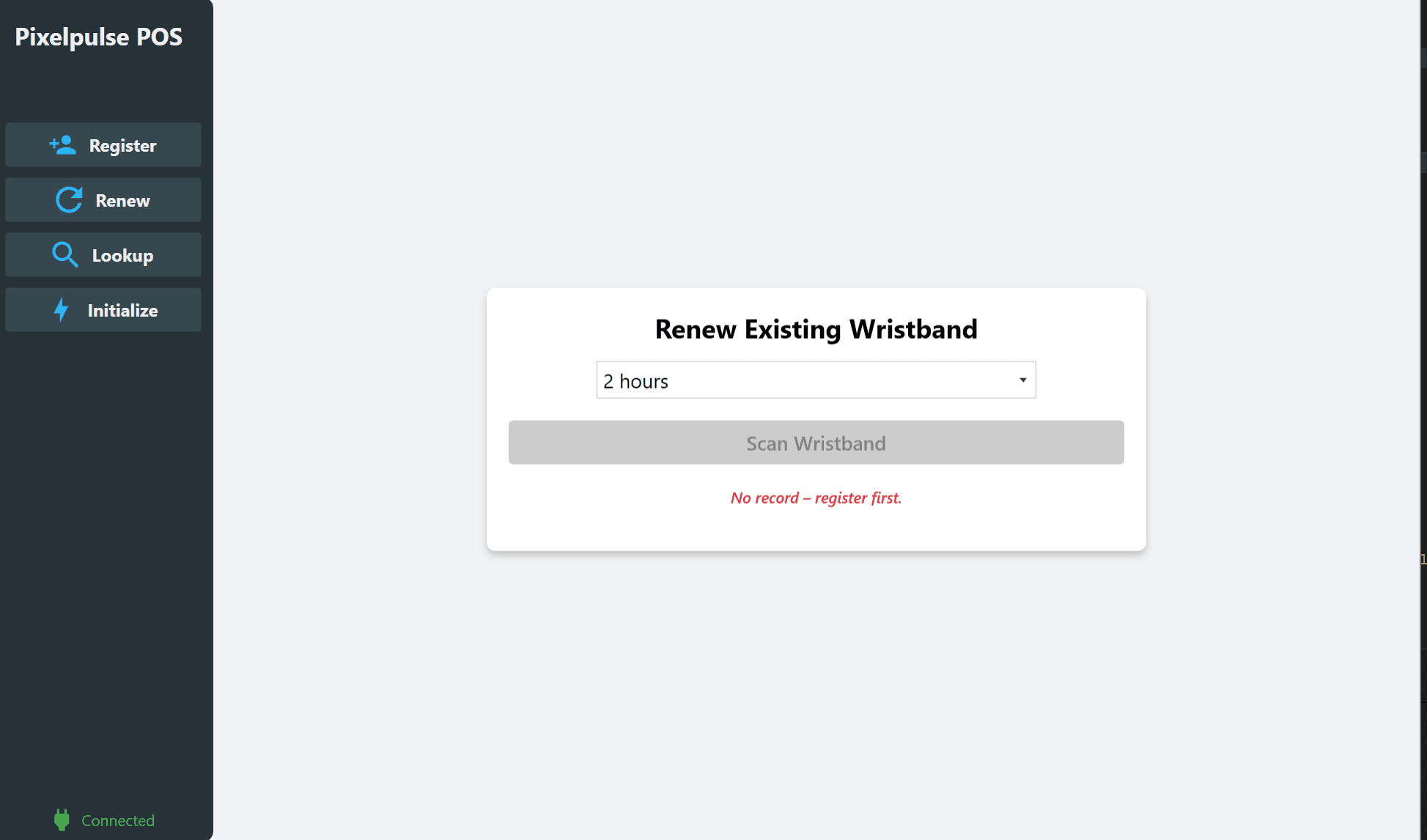 Pos Renew Process Without Record