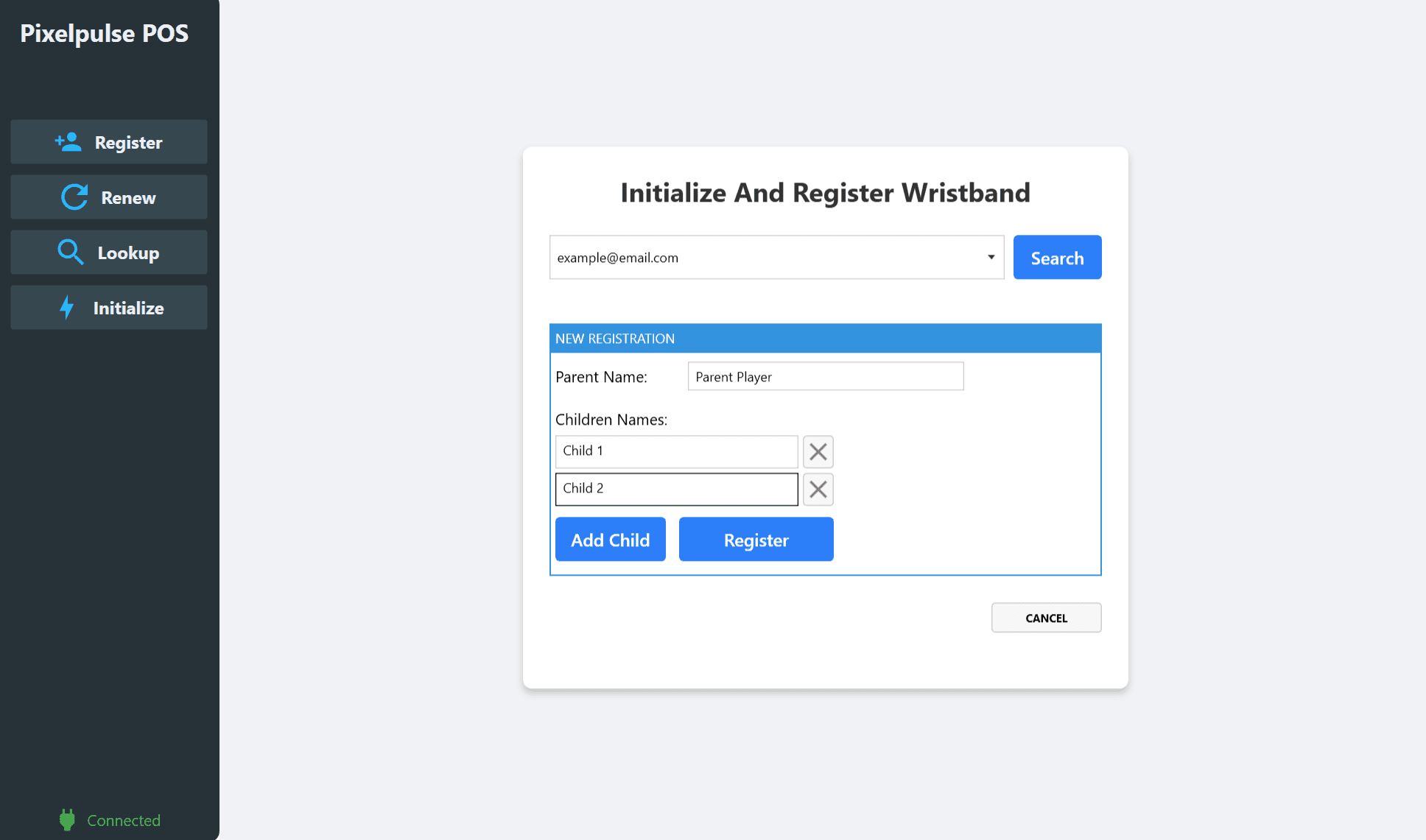Register Process New Player 2